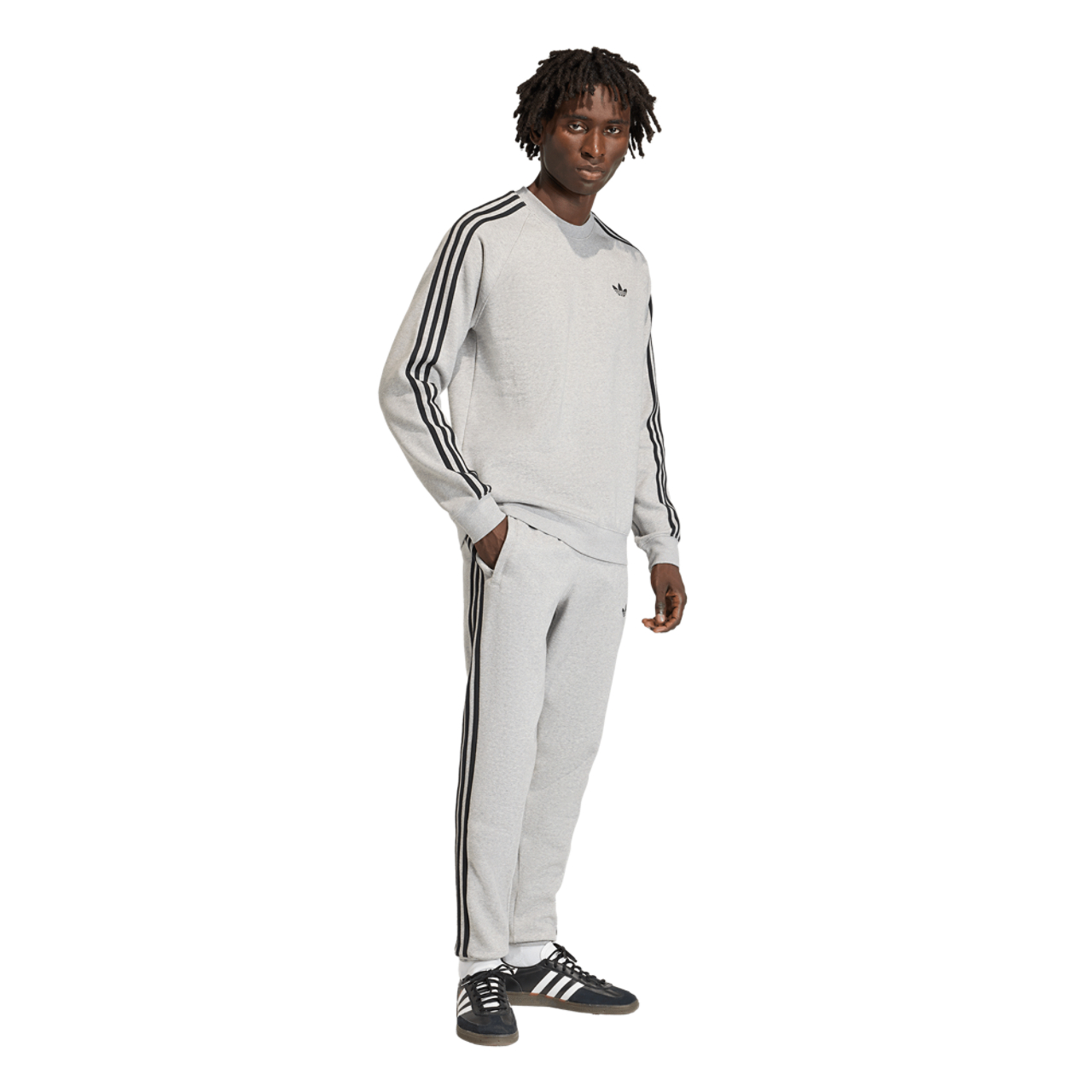 adidas Originals 3-Stripes Crew Image 5 of 6. Tap to open photo gallery.