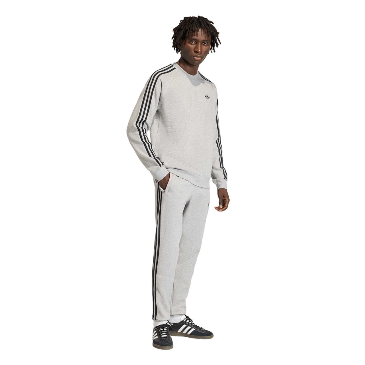 adidas Originals 3-Stripes Crew Image 5 of 6. Tap to open photo gallery.