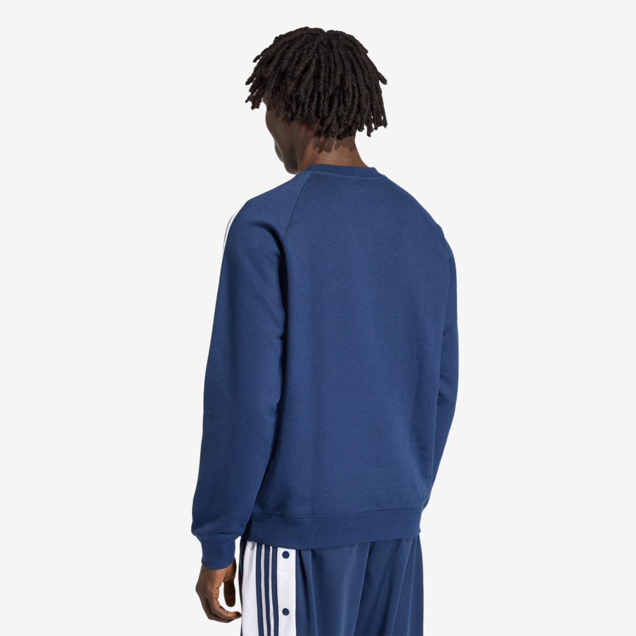 adidas Originals 3-Stripes Crew Image 2 of 6. Tap to open photo gallery.