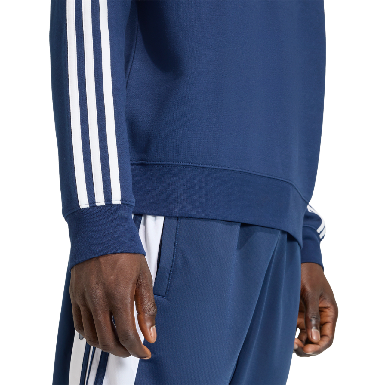 adidas Originals 3-Stripes Crew Image 3 of 6. Tap to open photo gallery.