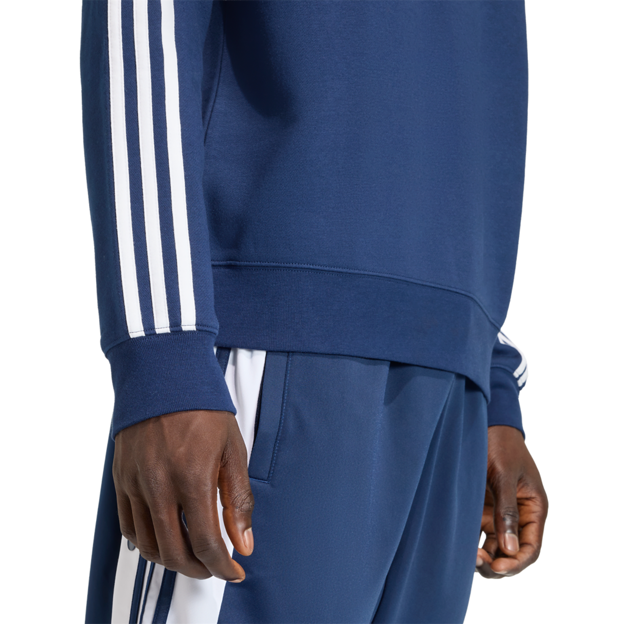 adidas Originals 3-Stripes Crew Image 3 of 6. Tap to open photo gallery.