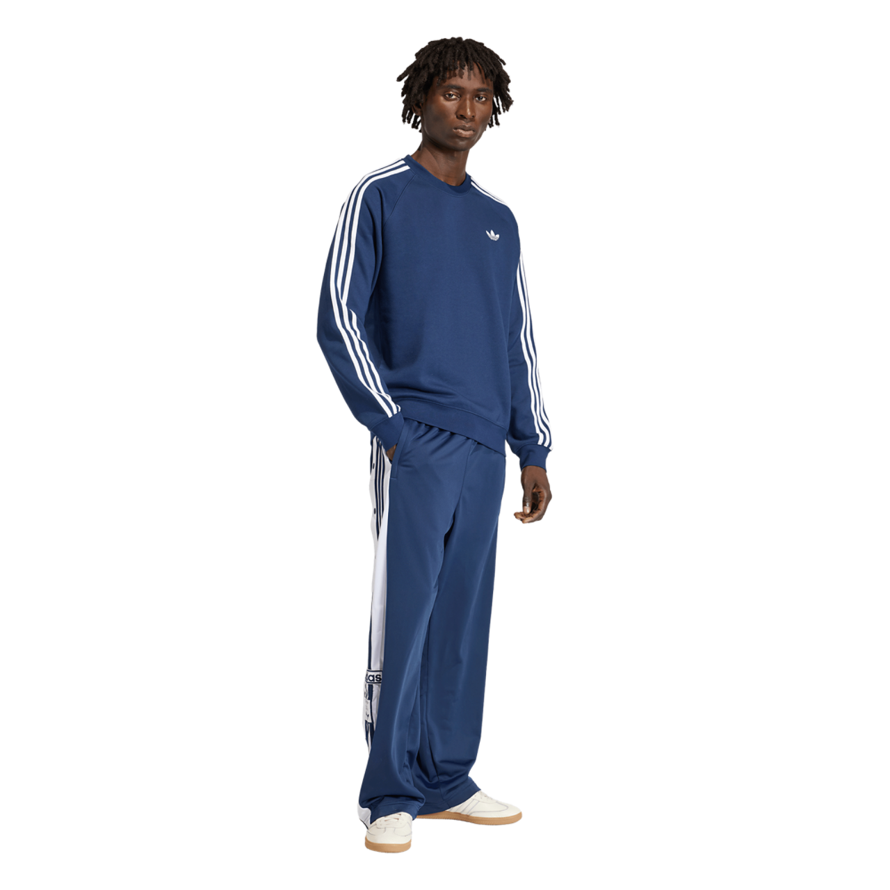 adidas Originals 3-Stripes Crew Image 5 of 6. Tap to open photo gallery.
