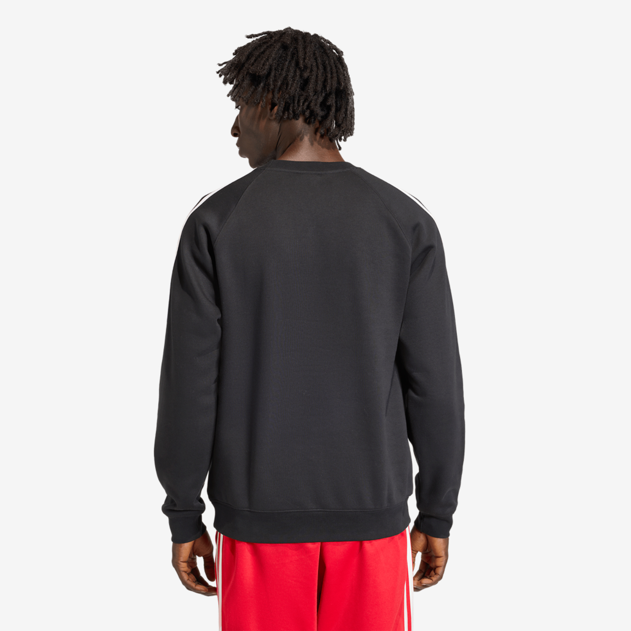 adidas Originals 3-Stripes Crew Image 2 of 6. Tap to open photo gallery.