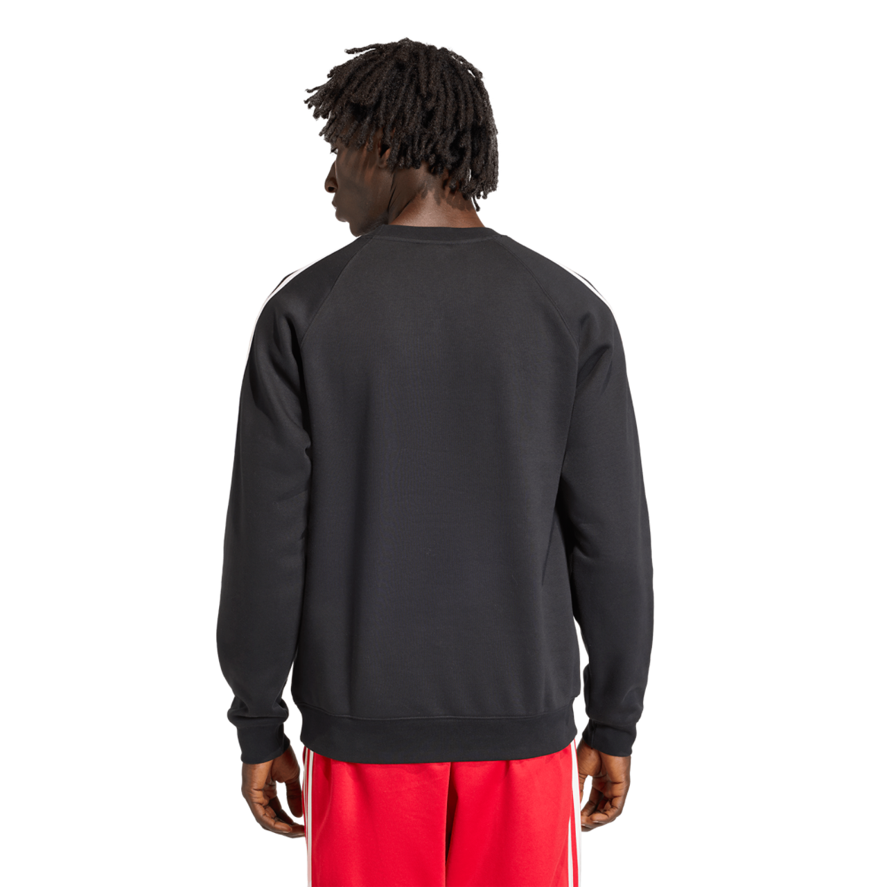 adidas Originals 3-Stripes Crew Image 2 of 6. Tap to open photo gallery.