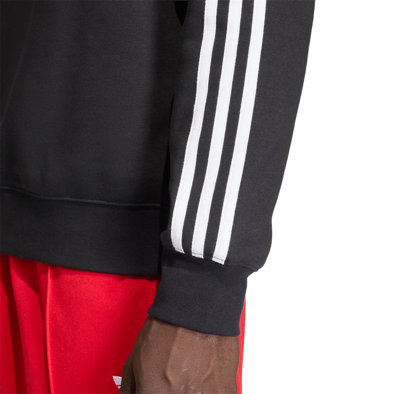 adidas Originals 3-Stripes Crew Image 3 of 6. Tap to open photo gallery.