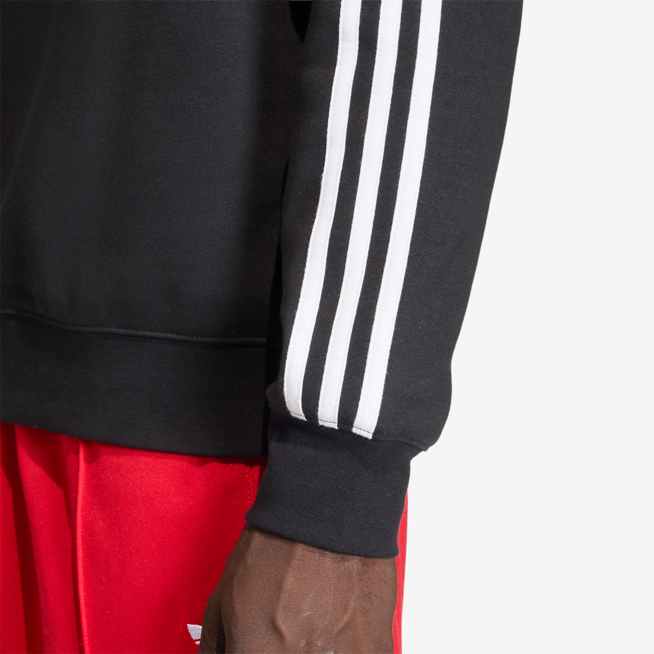 adidas Originals 3-Stripes Crew Image 3 of 6. Tap to open photo gallery.
