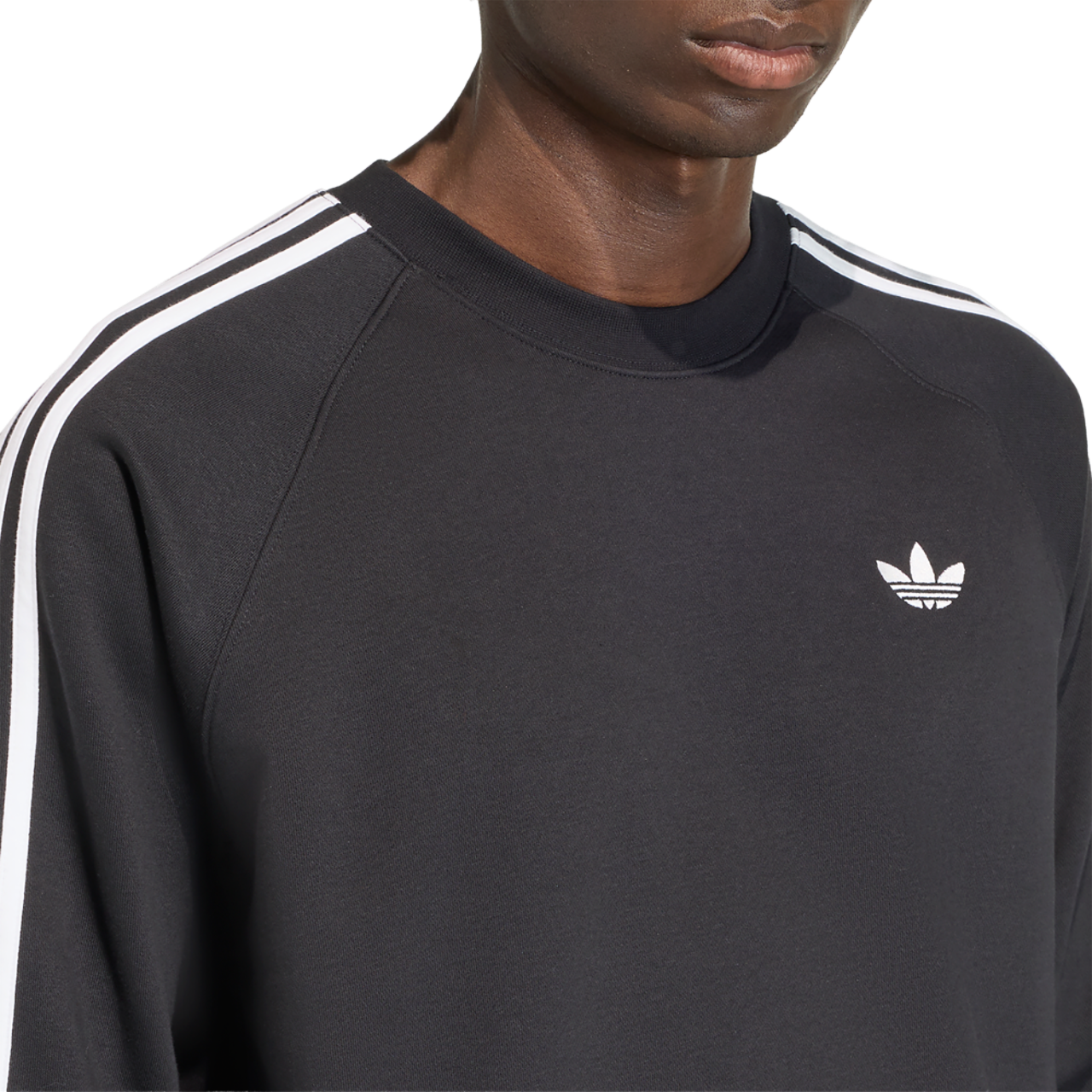 adidas Originals 3-Stripes Crew Image 4 of 6. Tap to open photo gallery.