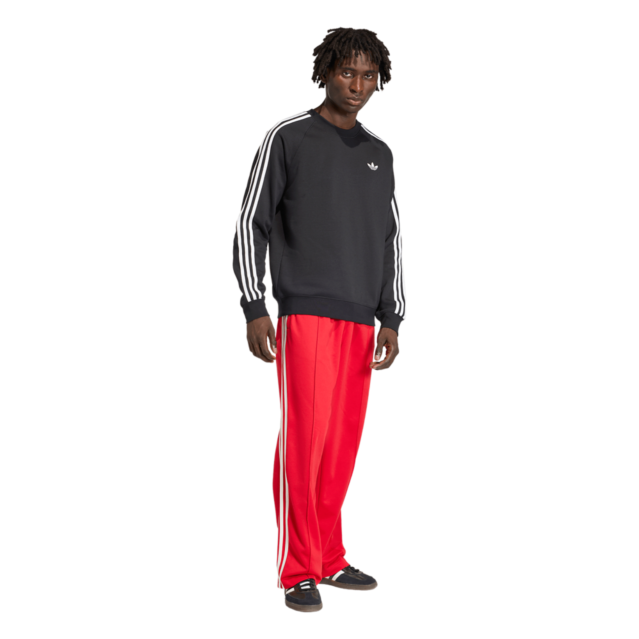 adidas Originals 3-Stripes Crew Image 5 of 6. Tap to open photo gallery.