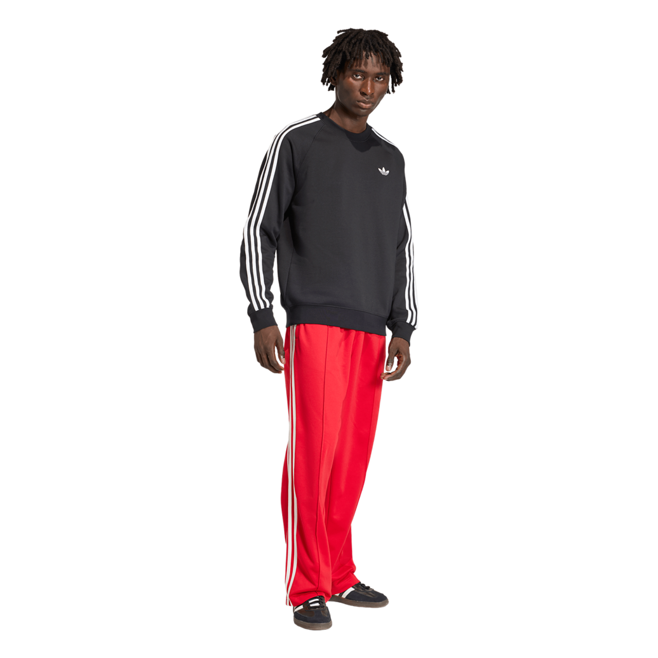 adidas Originals 3-Stripes Crew Image 5 of 6. Tap to open photo gallery.