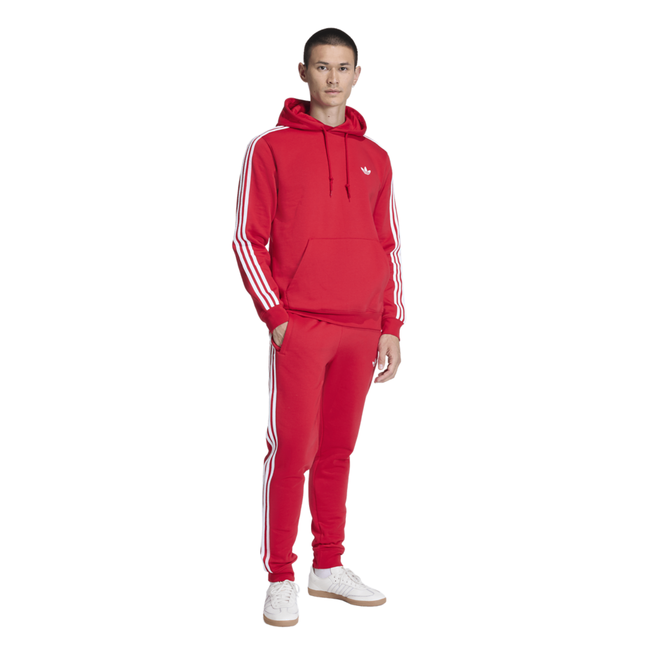 adidas Originals adicolor 3-Stripes Sweat Pants Image 3 of 6. Tap to open photo gallery.