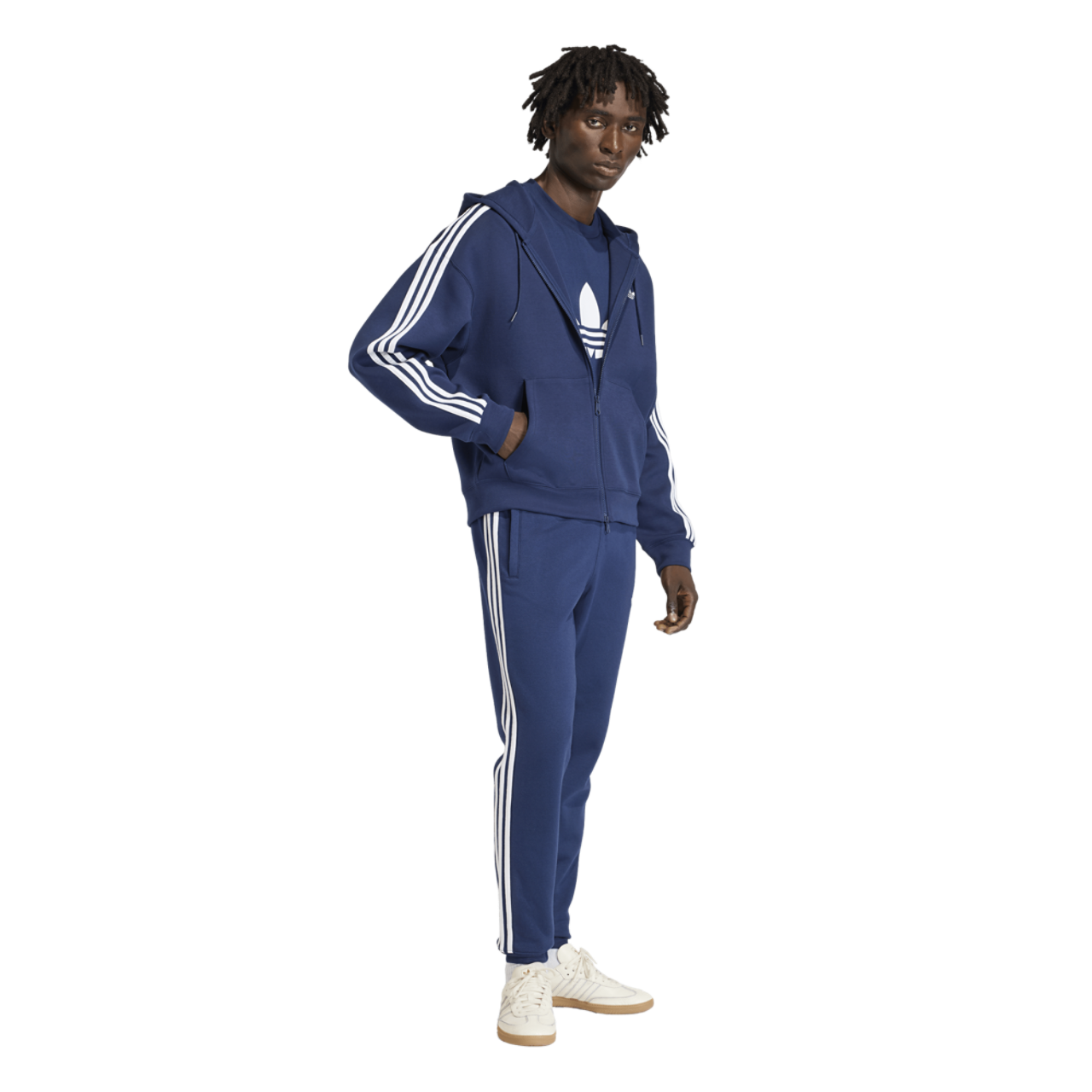 adidas Originals adicolor 3-Stripes Sweat Pants Image 3 of 6. Tap to open photo gallery.