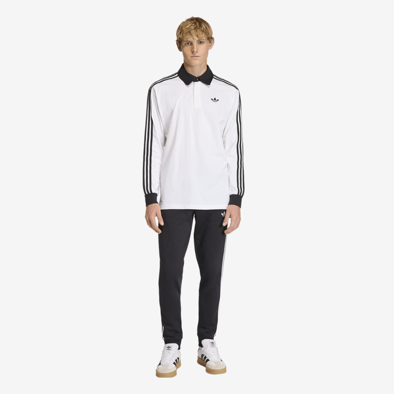 adidas Originals adicolor 3-Stripes Sweat Pants Image 4 of 7. Tap to open photo gallery.