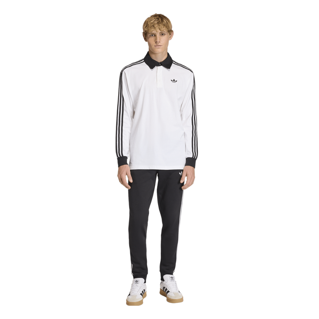 adidas Originals adicolor 3-Stripes Sweat Pants Image 4 of 7. Tap to open photo gallery.