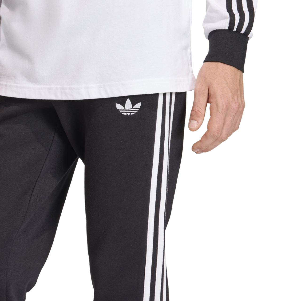 adidas Originals adicolor 3-Stripes Sweat Pants Image 5 of 7. Tap to open photo gallery.