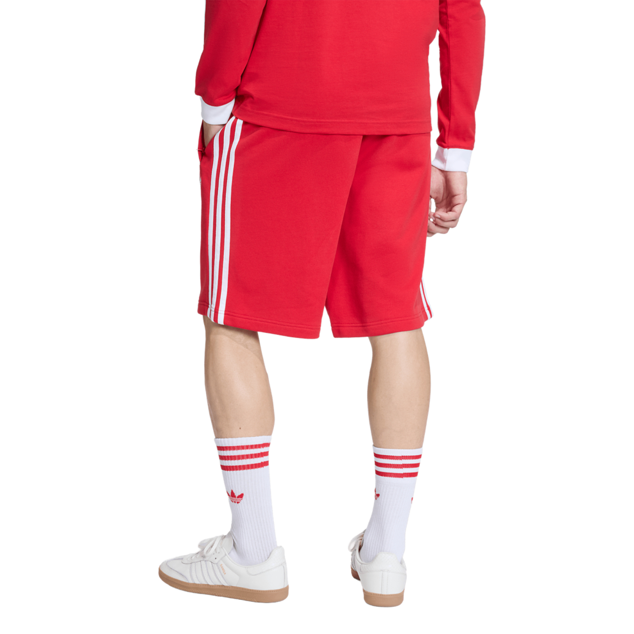 adidas Originals adicolor 3-Stripes Shorts Image 2 of 6. Tap to open photo gallery.