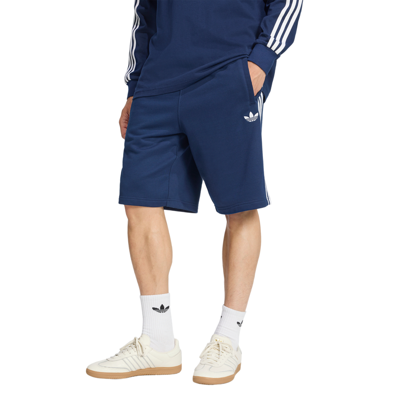 adidas Originals adicolor 3-Stripes Shorts Image 1 of 6. Tap to open photo gallery.
