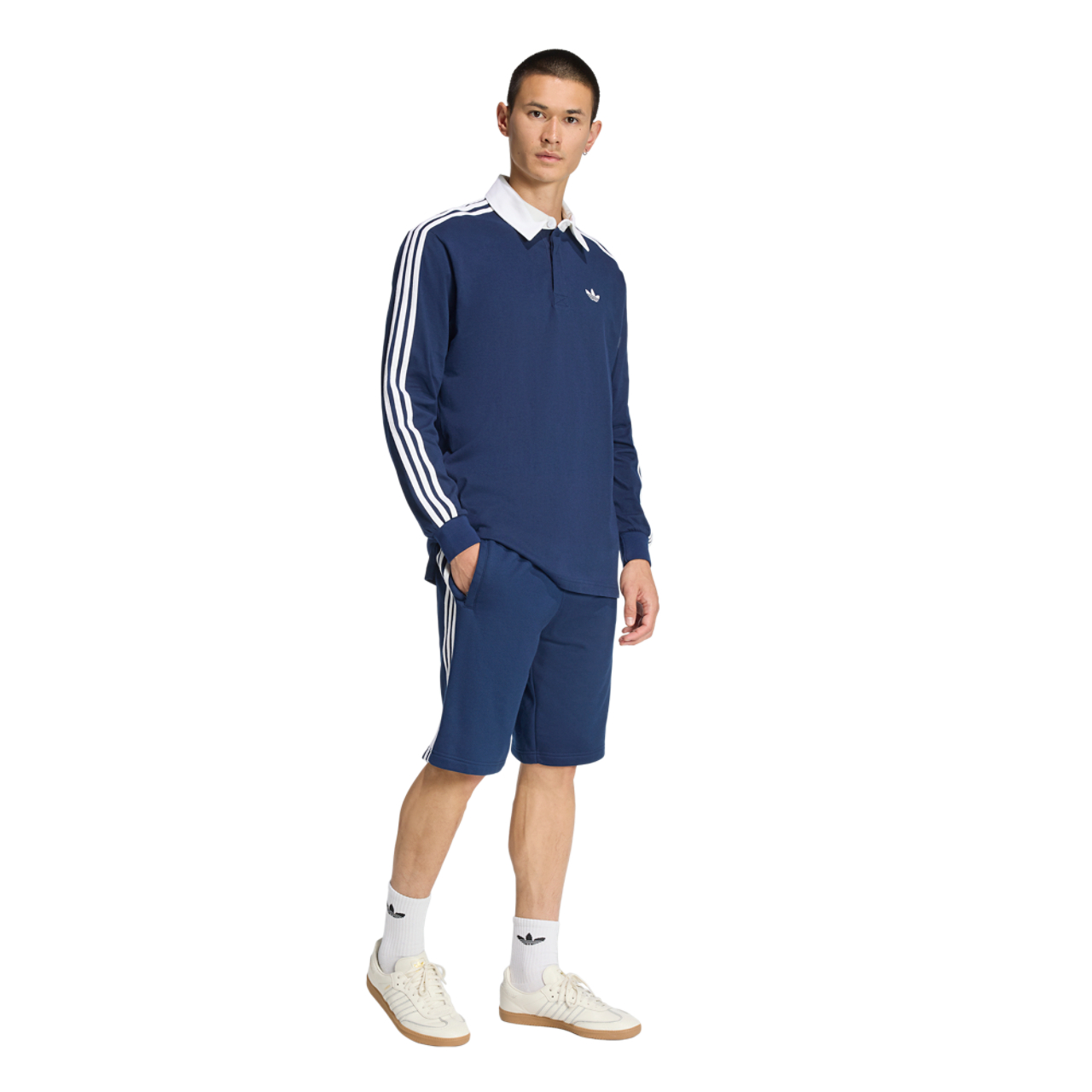 adidas Originals adicolor 3-Stripes Shorts Image 5 of 6. Tap to open photo gallery.