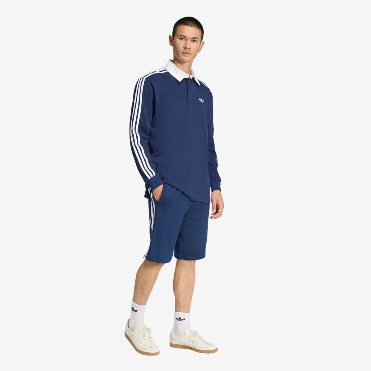 adidas Originals adicolor 3-Stripes Shorts Image 5 of 6. Tap to open photo gallery.