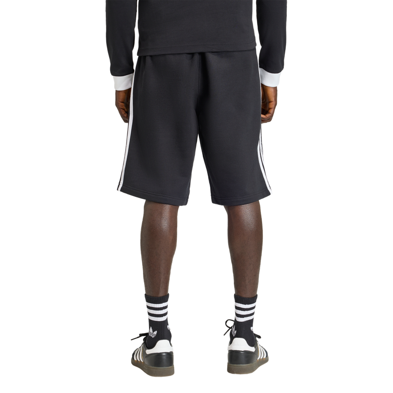 adidas Originals adicolor 3-Stripes Shorts Image 3 of 7. Tap to open photo gallery.
