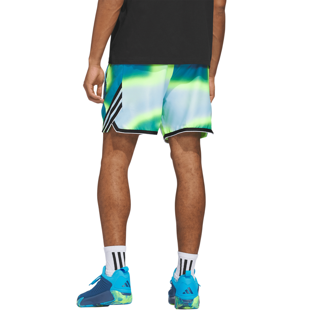 adidas Crazy Lite Allover Print Shorts Image 2 of 6. Tap to open photo gallery.