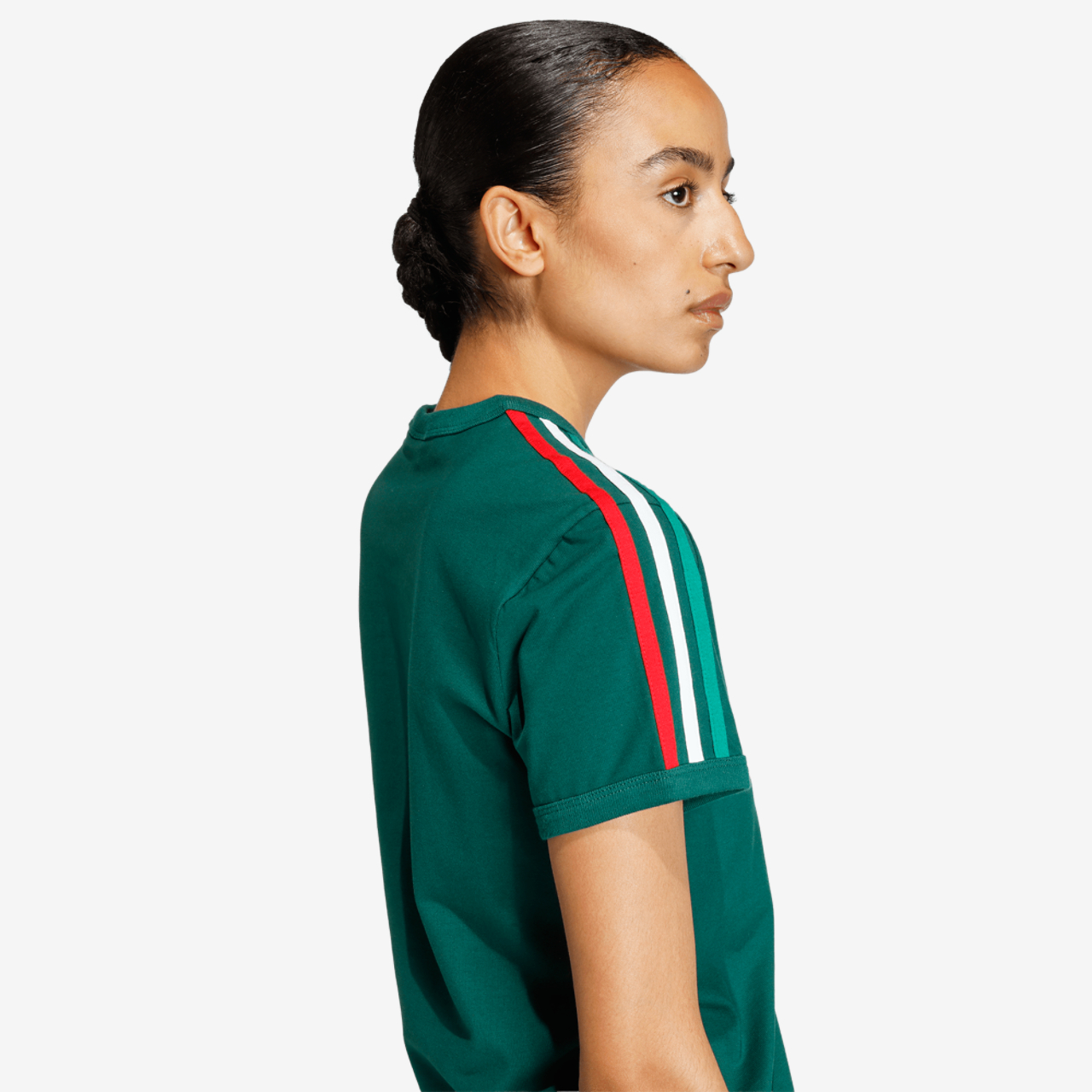 adidas Originals 3-Stripes Slim T-Shirt Image 4 of 6. Tap to open photo gallery.