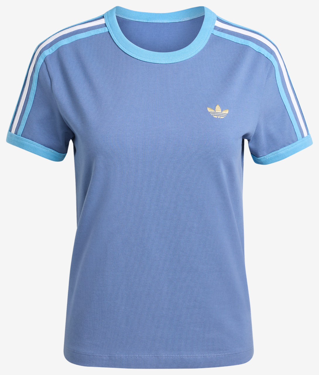 adidas Originals 3-Stripes Slim T-Shirt Image 6 of 6. Tap to open photo gallery.