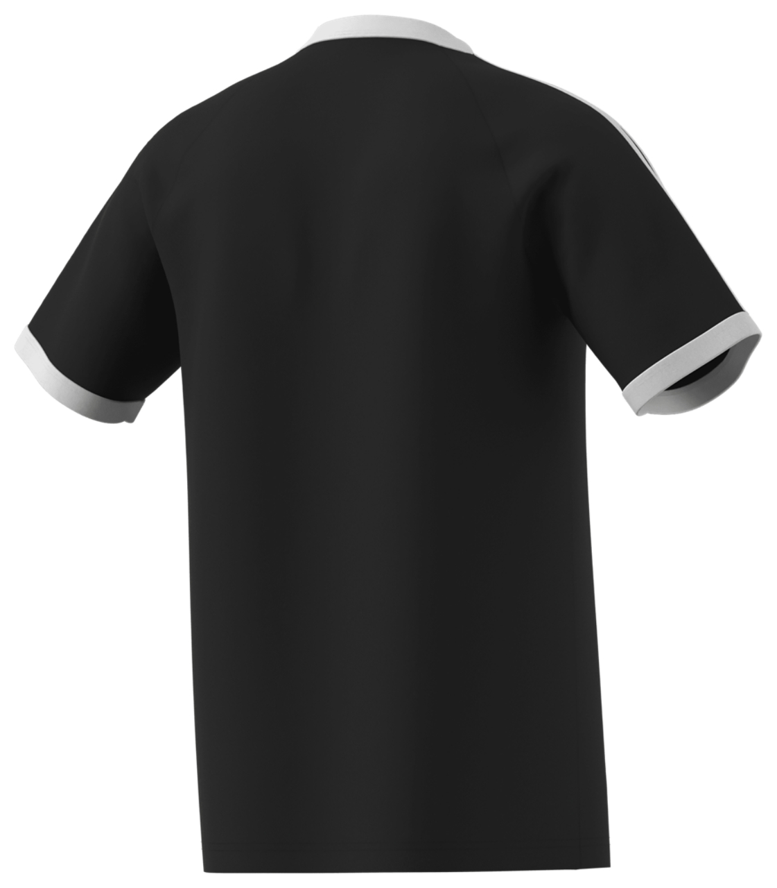 adidas 3-Stripes Slim Ringer T-Shirt Image 2 of 4. Tap to open photo gallery.