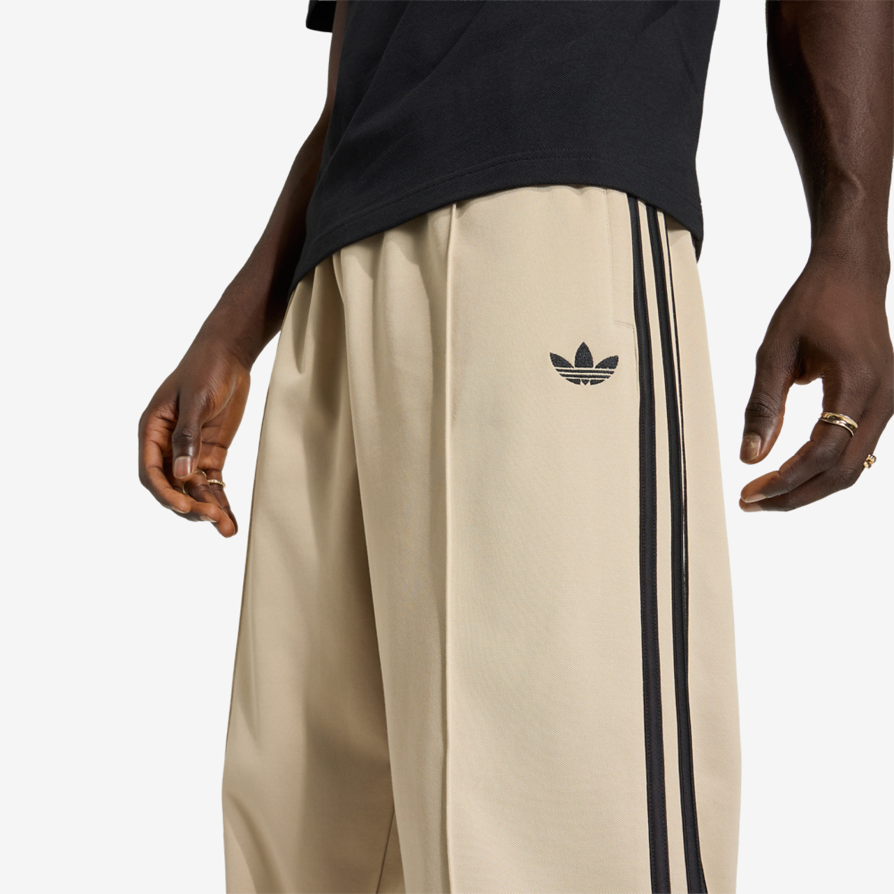 adidas Baggy Track Pants Image 3 of 5. Tap to open photo gallery.