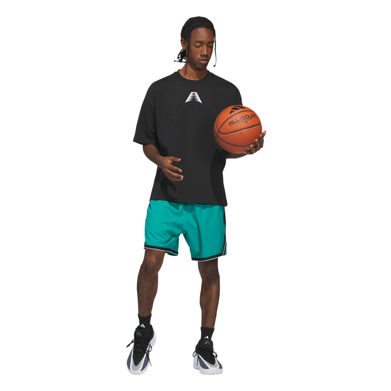 adidas Anthony Edwards Crazy Lite 9" Shorts Image 3 of 4. Tap to open photo gallery.