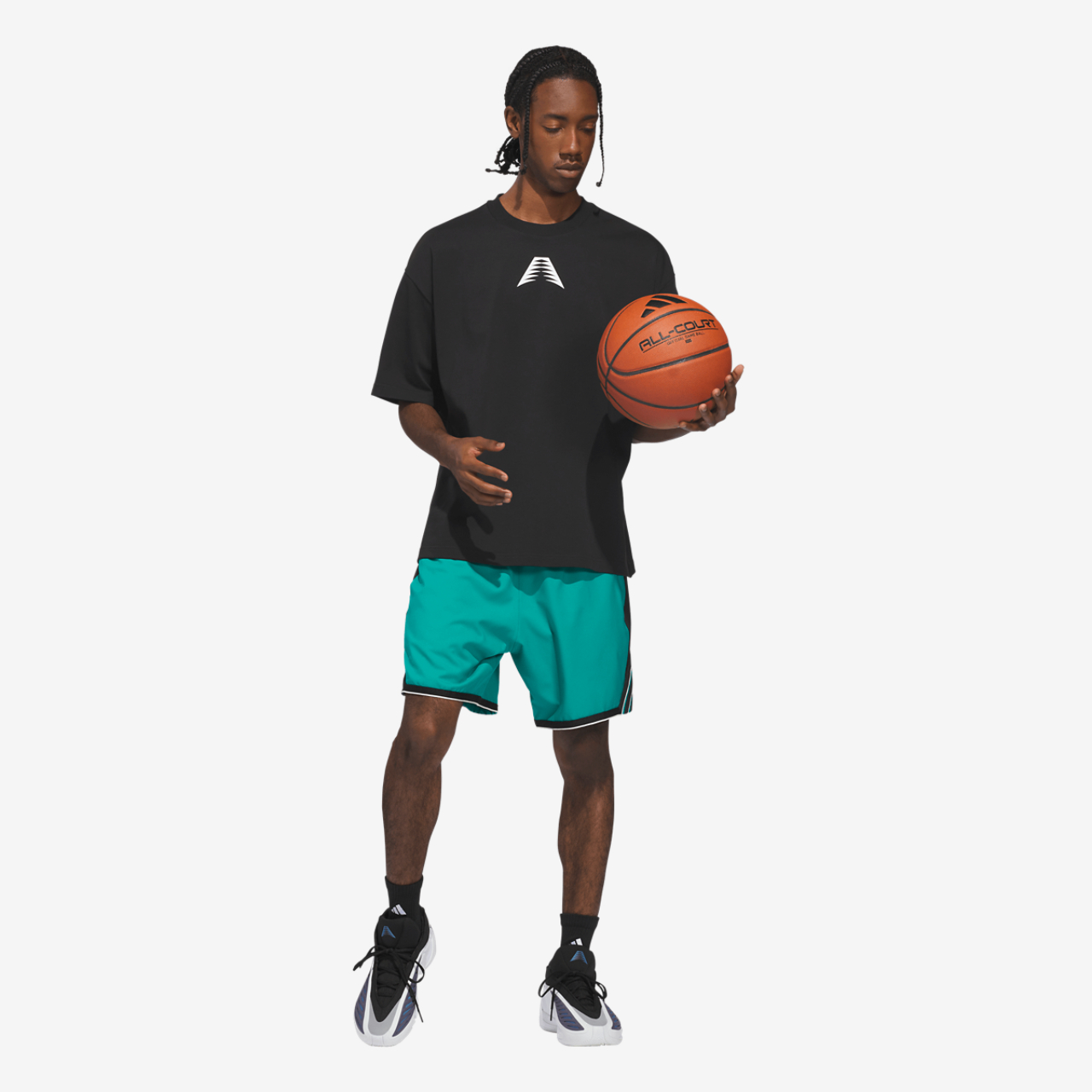 adidas Anthony Edwards Crazy Lite 9" Shorts Image 3 of 4. Tap to open photo gallery.