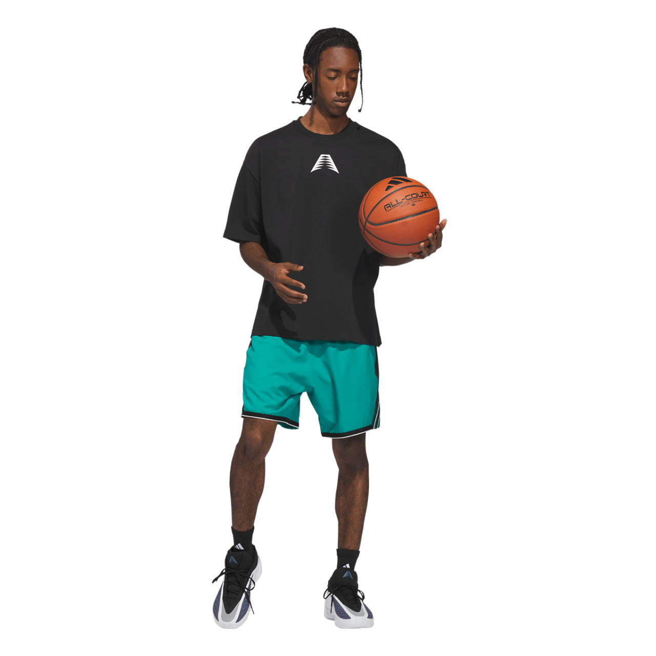 adidas Anthony Edwards Crazy Lite 9" Shorts Image 3 of 4. Tap to open photo gallery.