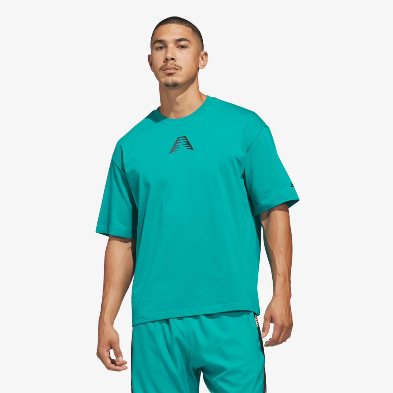 adidas Anthony Edwards Believe That T-Shirt Image 1 of 6. Tap to open photo gallery.