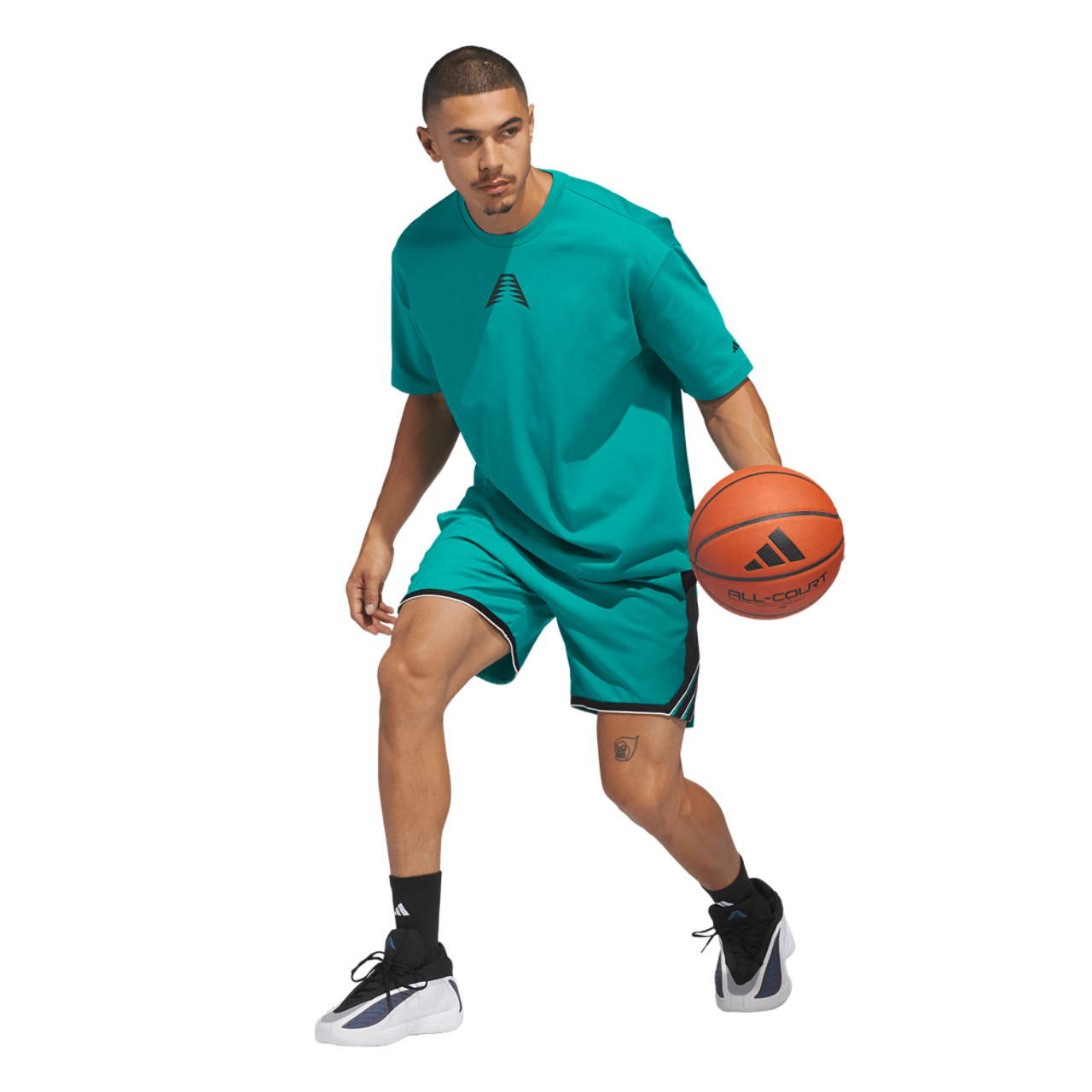adidas Anthony Edwards Believe That T-Shirt Image 5 of 6. Tap to open photo gallery.