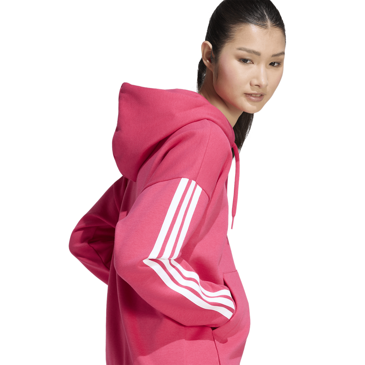 adidas Essentials 3-Stripes Fleece Hoodie - Women's | Foot Locker
