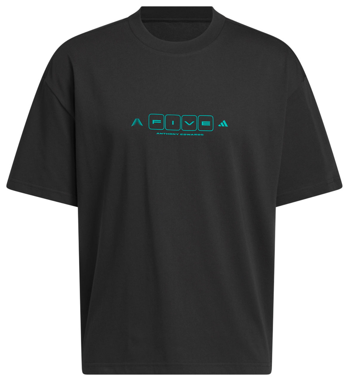 adidas Anthony Edwards World Of 5 T-Shirt Image 6 of 6. Tap to open photo gallery.