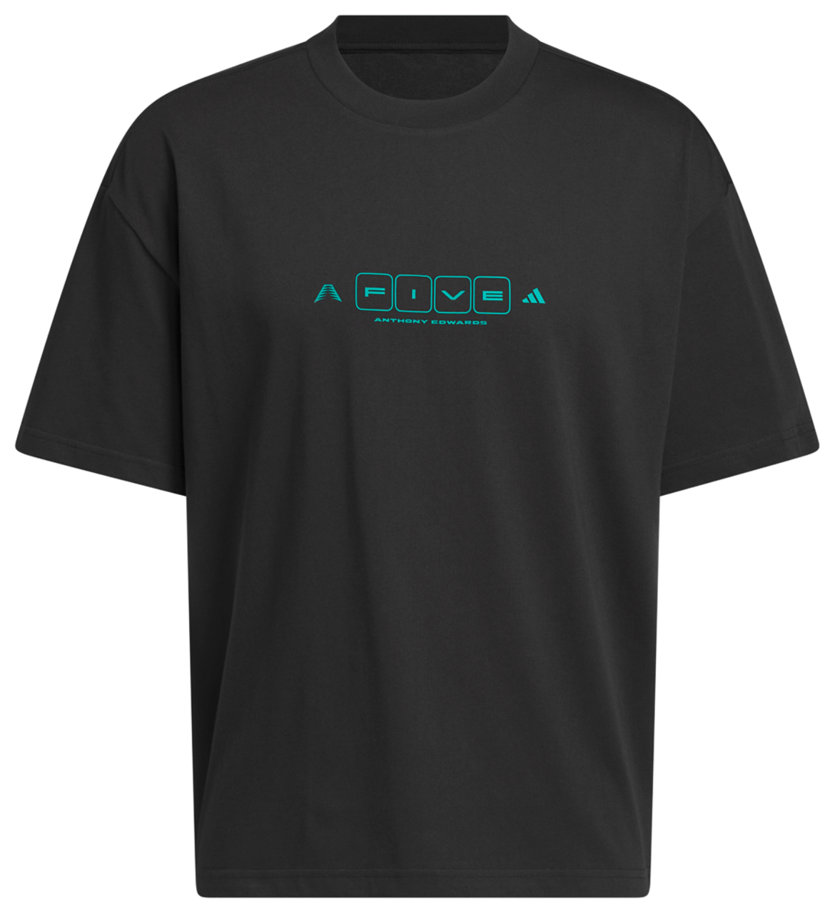 adidas Anthony Edwards World Of 5 T-Shirt Image 6 of 6. Tap to open photo gallery.