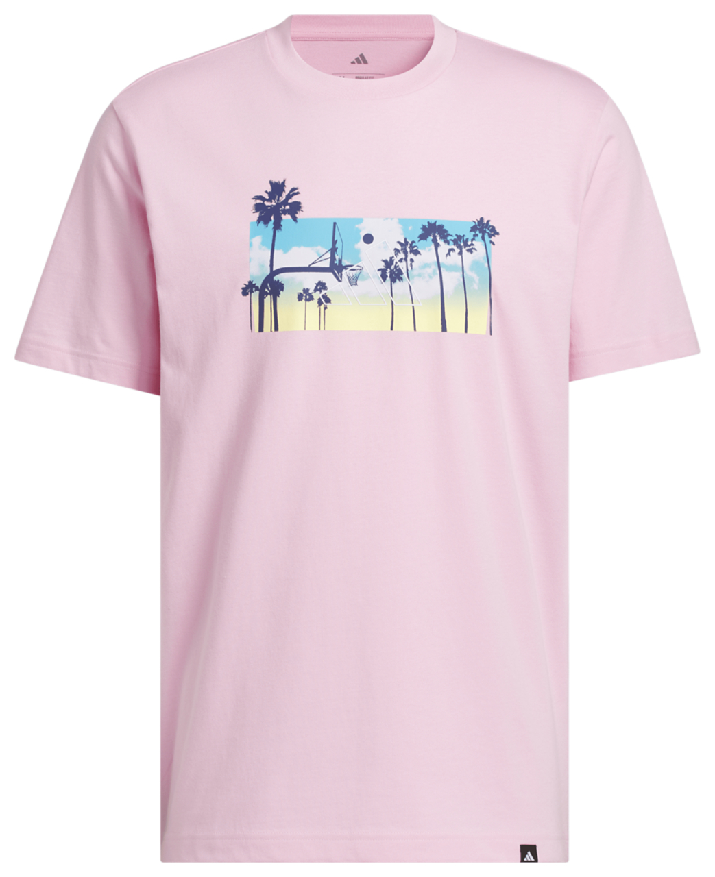adidas Summer Sunset Graphic T-Shirt Image 6 of 6. Tap to open photo gallery.