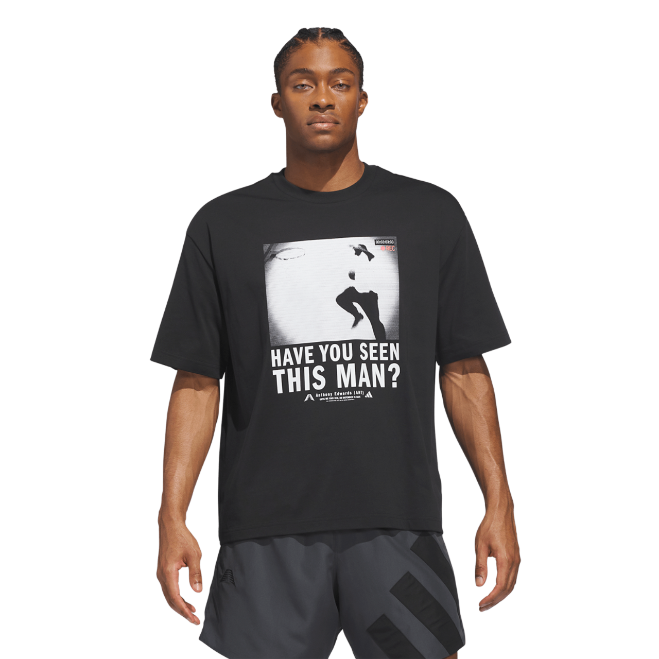 adidas Anthony Edwards Action T-Shirt Image 1 of 6. Tap to open photo gallery.