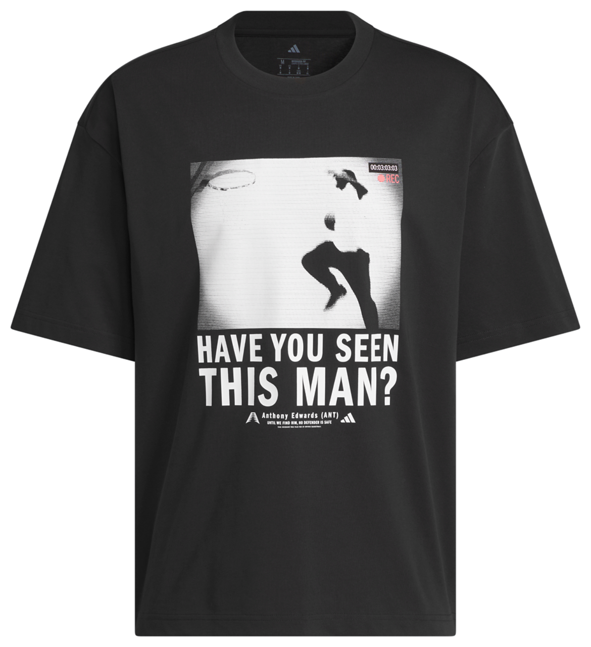 adidas Anthony Edwards Action T-Shirt Image 6 of 6. Tap to open photo gallery.