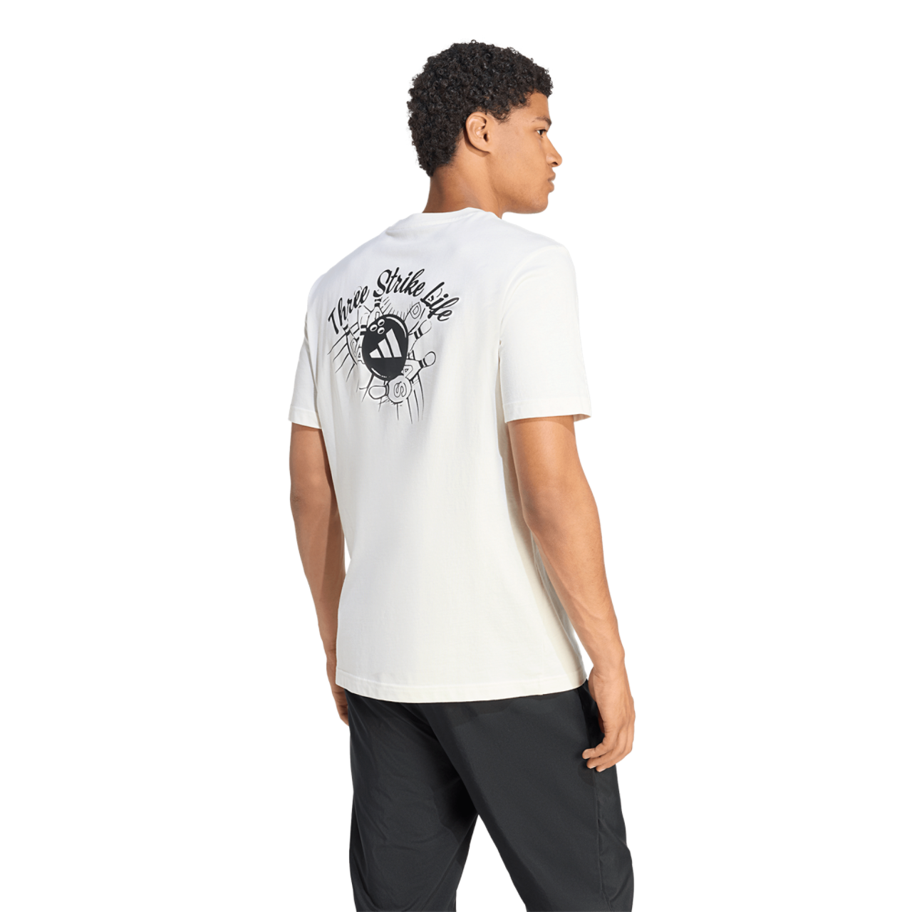 adidas Novelty Bowl Graphic T-Shirt Image 2 of 6. Tap to open photo gallery.