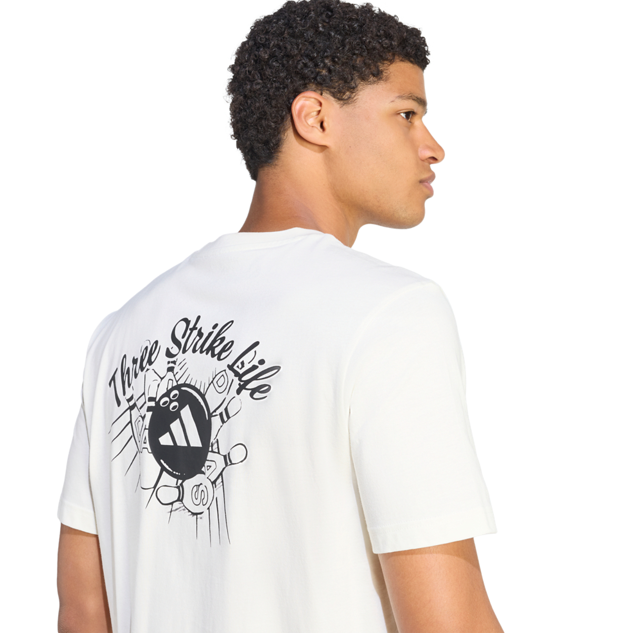 adidas Novelty Bowl Graphic T-Shirt Image 3 of 6. Tap to open photo gallery.