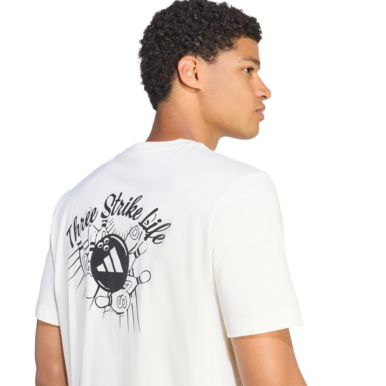 adidas Novelty Bowl Graphic T-Shirt Image 3 of 6. Tap to open photo gallery.