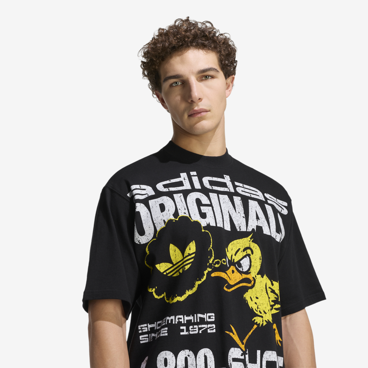 adidas Duck Graphic T-Shirt Image 3 of 5. Tap to open photo gallery.
