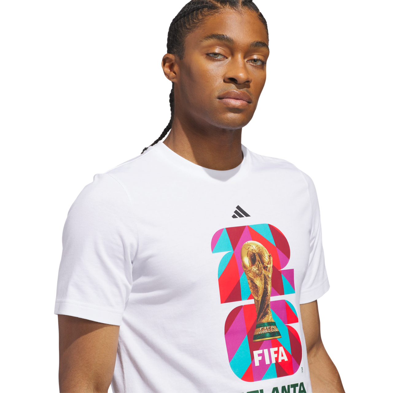 adidas Host City T-Shirt Image 3 of 6. Tap to open photo gallery.