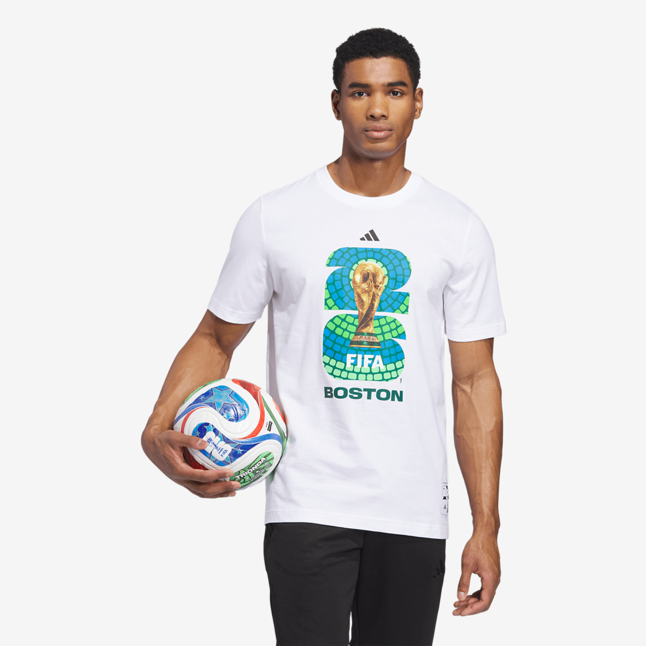 adidas Host City T-Shirt Image 1 of 6. Tap to open photo gallery.