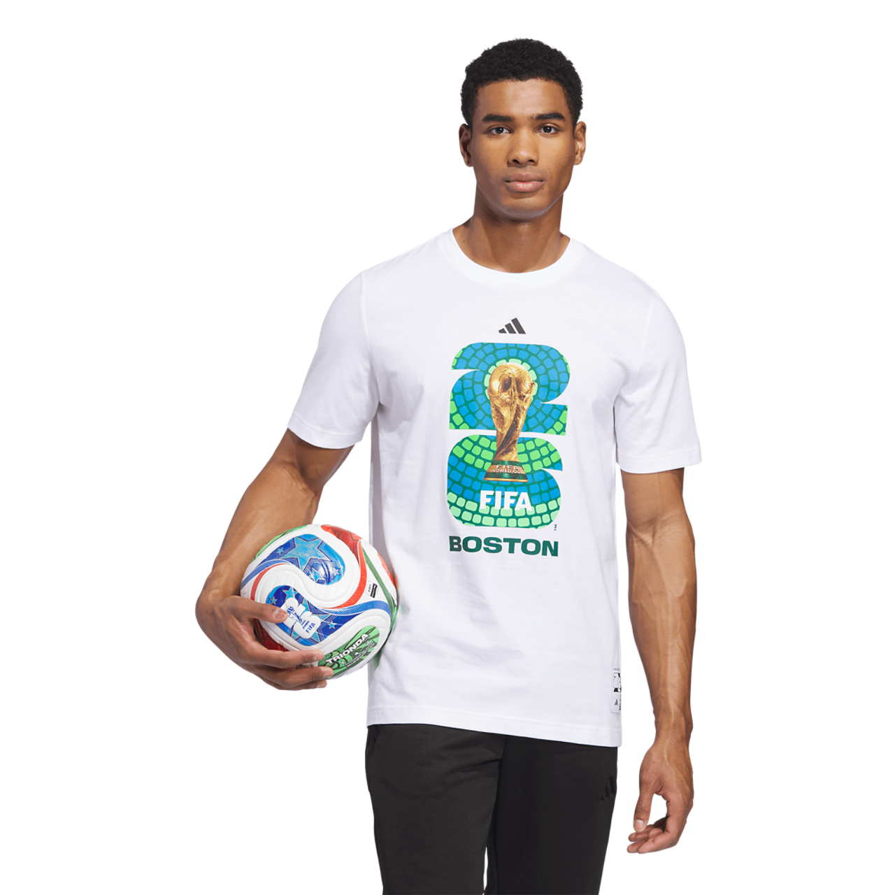 adidas Host City T-Shirt Image 1 of 6. Tap to open photo gallery.