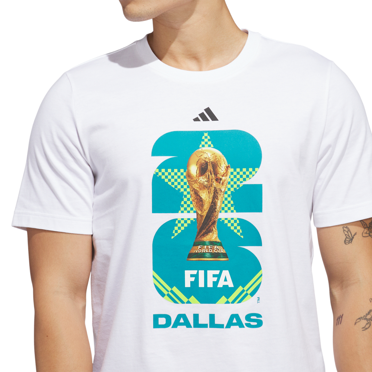 adidas Host City T-Shirt Image 4 of 6. Tap to open photo gallery.