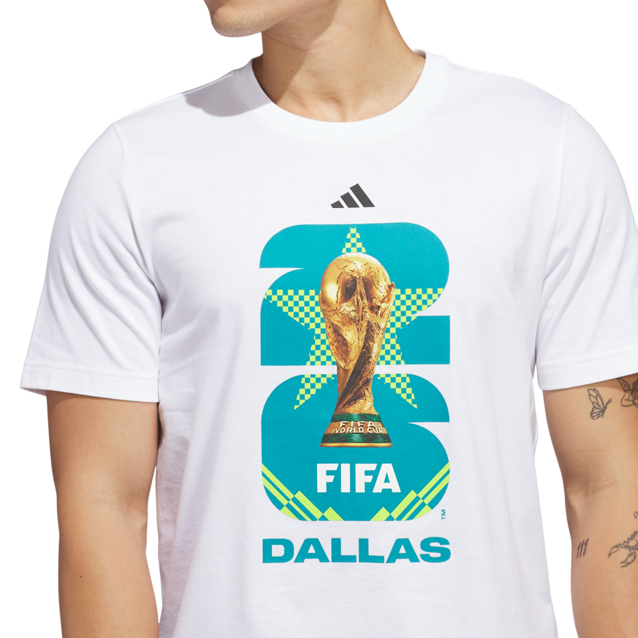 adidas Host City T-Shirt Image 4 of 6. Tap to open photo gallery.