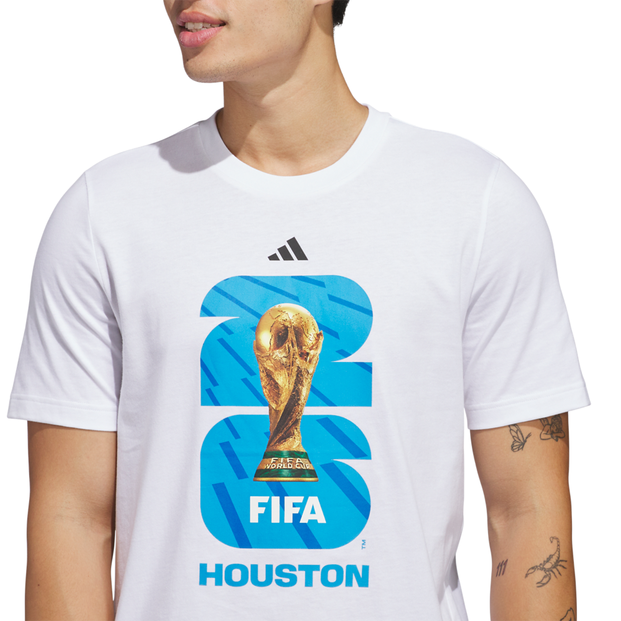 adidas Host City T-Shirt Image 3 of 6. Tap to open photo gallery.