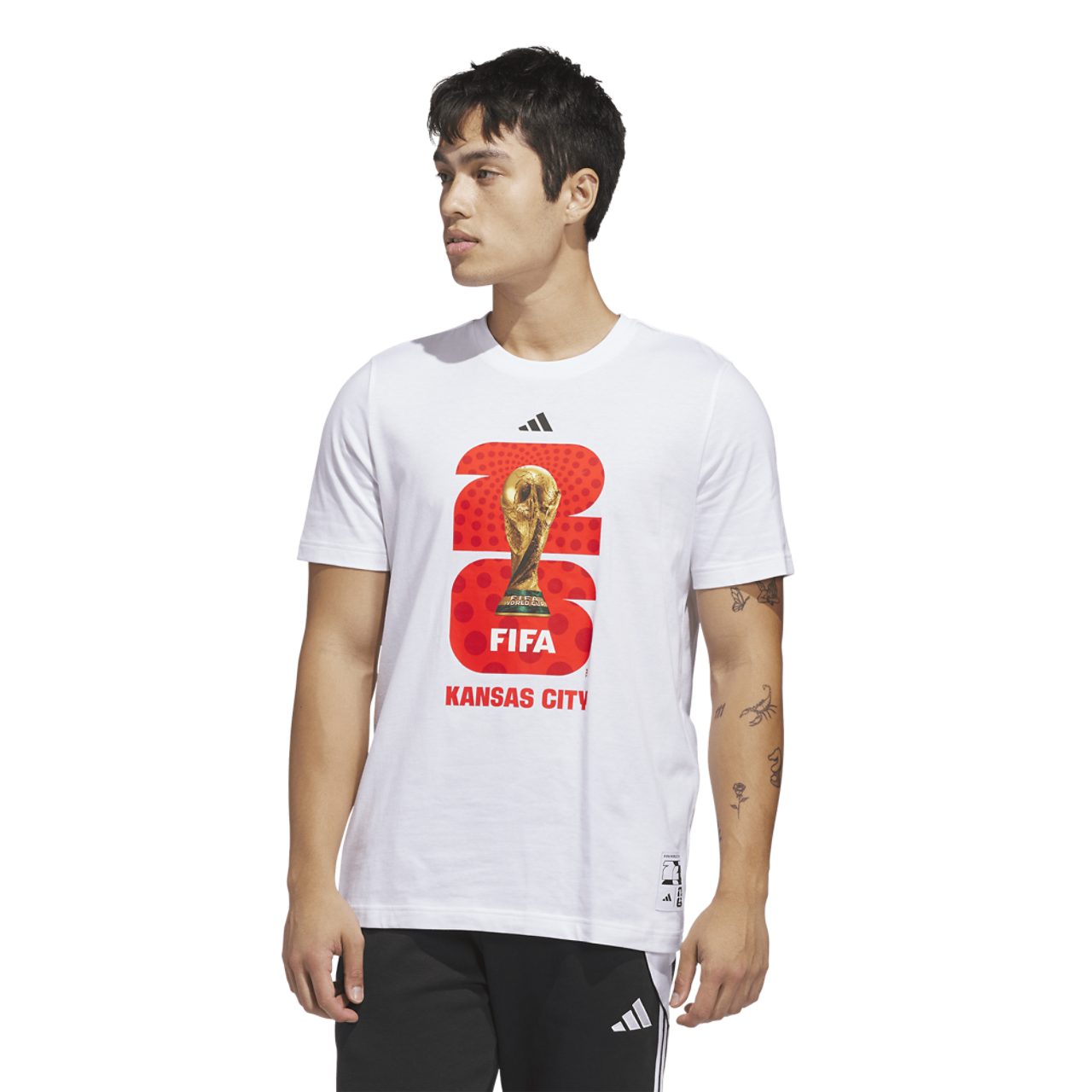 adidas Host City T-Shirt Image 1 of 6. Tap to open photo gallery.